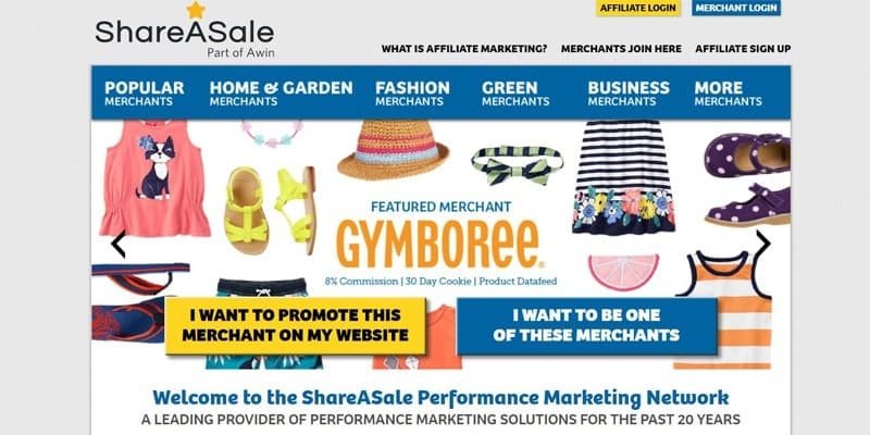 Top Affiliate Marketing Network ShareASale