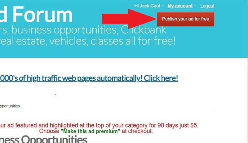 How To Post Ads On Free Ads Forum